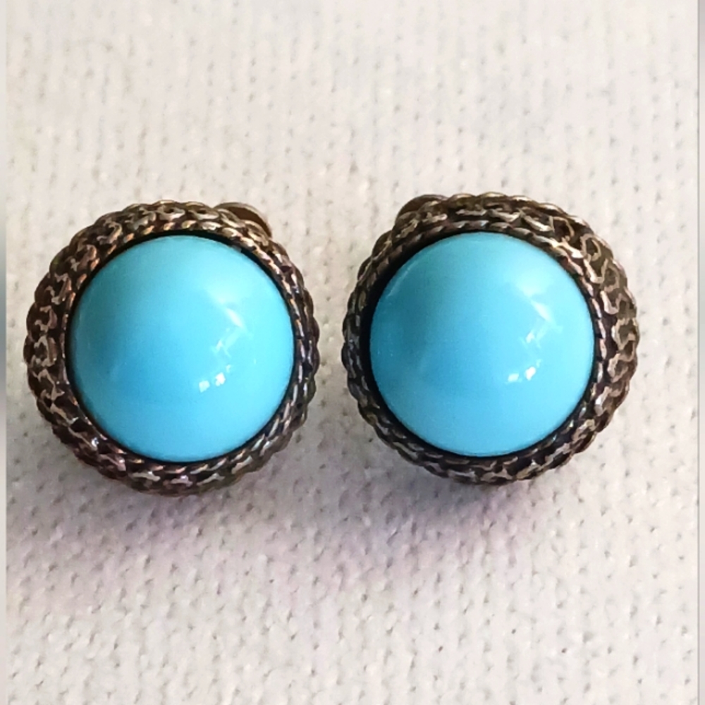 Couture Jewelry - Signed LeC Le Couturier - Marcel Boucher Earrings